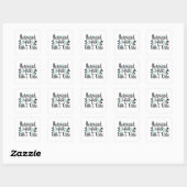 Zeemeermin haar Don Care Vierkante Sticker (Vel)