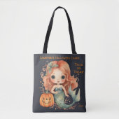 Zeemeermin Halloween Snoep Trick or treat Tote Bag (Voorkant)