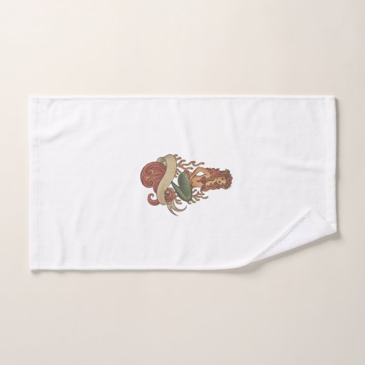 zeemeermin handdoek (Handdoek)