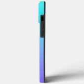 Zeemeermin Hart Gradiënt Hoesje-Mate iPhone Hoesje (Achterkant / Links)