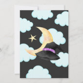 Zeemeermin Heks Halloween Feestuitnodiging Kaart (Achterkant)