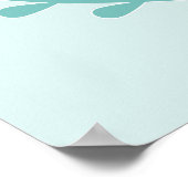 Zeemeermin Hond MerDog Mooie Kinderkamer Poster (Hoek)