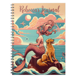 Zeemeermin Hondenliefhebber Journal Planner Pastel Notitieboek