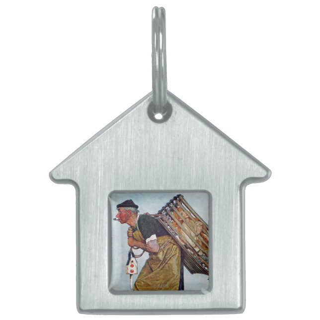 Zeemeermin Huisdieren Naamplaatje (Voorkant)