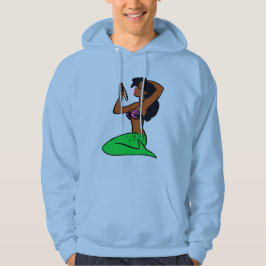 zeemeermin in afrika hoodie