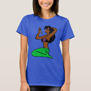 zeemeermin in afrika t-shirt