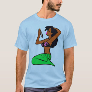 zeemeermin in afrika t-shirt