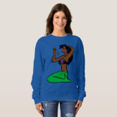  zeemeermin in afrika trui (Voorkant volledig)