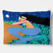 Zeemeermin in de Abstracte kunst van Moonlight Etui (Achterkant)