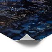 Zeemeermin in de Grot Schilderij Poster (Hoek)