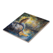 Zeemeermin in de Grot Schilderij Tegeltje (Zijkant)