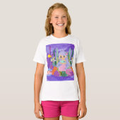 ZEEMEERMIN IN DE OCEAAN Waterfles T-shirt (Voorkant volledig)