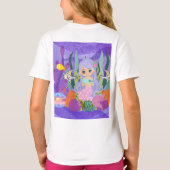 ZEEMEERMIN IN DE OCEAAN Waterfles T-shirt (Achterkant)