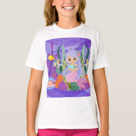 ZEEMEERMIN IN DE OCEAAN Waterfles T-shirt