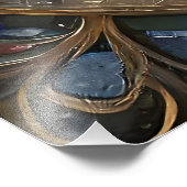 Zeemeermin in de oceaangolven foto afdruk (Hoek)