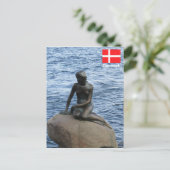 Zeemeermin in Denemarken Briefkaart (Staand voorkant)