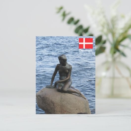 Zeemeermin in Denemarken Briefkaart (Staand voorkant)