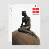 Zeemeermin in Denemarken Briefkaart (Voorkant / Achterkant)