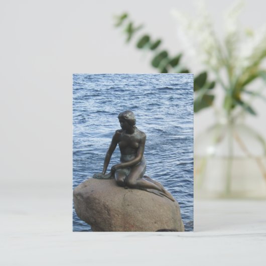 Zeemeermin in Denemarken Briefkaart (Staand voorkant)