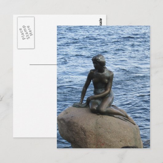 Zeemeermin in Denemarken Briefkaart (Voorkant / Achterkant)