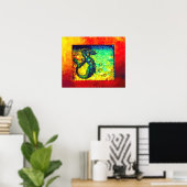 Zeemeermin in doos poster (Thuiskantoor)