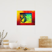 Zeemeermin in doos poster (Keuken)