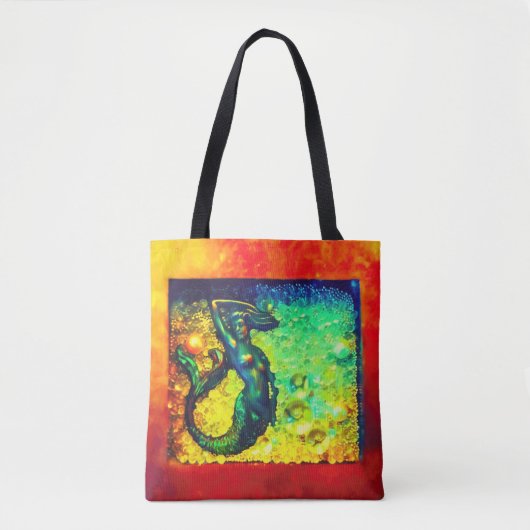 Zeemeermin in doos tote bag (Voorkant)