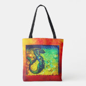 Zeemeermin in doos tote bag (Achterkant)