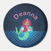 Zeemeermin in een Magnet van de Magische Moonlit O (Voorkant)