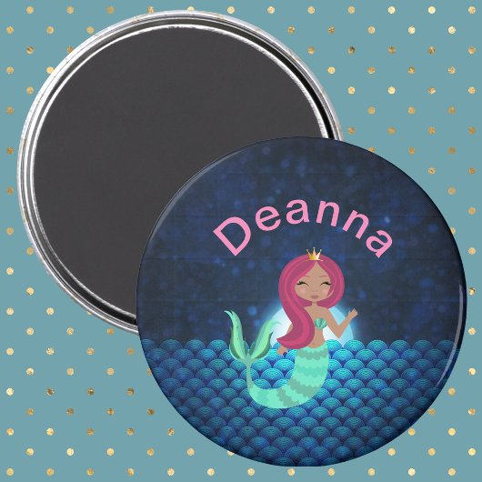 Zeemeermin in een Magnet van de Magische Moonlit O