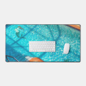 Zeemeermin in een Zwembad Desk Mat (Keyboard & Muis)