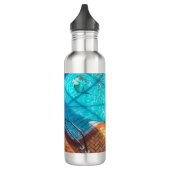 Zeemeermin in een zwembad waterfles (Links)