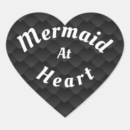 Zeemeermin in hart Sticker