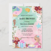 Zeemeermin in het kader van de uitnodiging tot het (Voorkant)