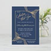 Zeemeermin in het kader van de uitnodiging tot het (Staand voorkant)