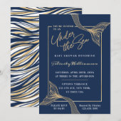 Zeemeermin in het kader van de uitnodiging tot het (Voorkant / Achterkant)