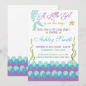 Zeemeermin in het kader van de uitnodiging tot het (Voorkant / Achterkant)