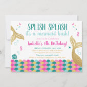 Zeemeermin in het kader van de uitnodiging tot vri (Voorkant)