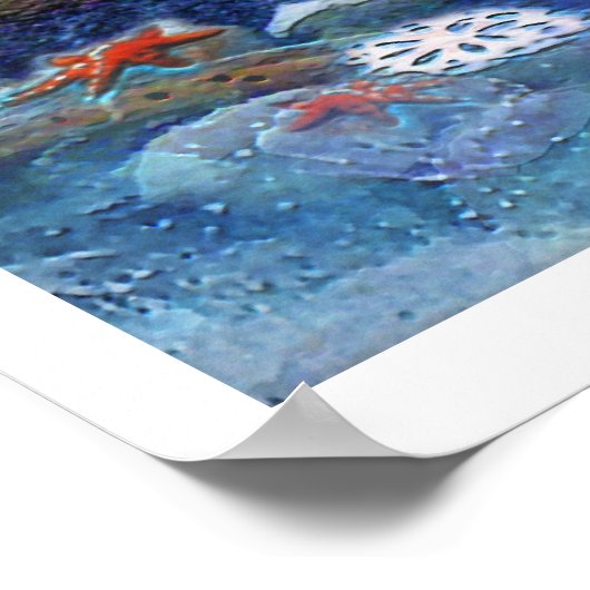  zeemeermin in het Poster van het Zee (Hoek)