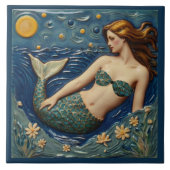  Zeemeermin in het Zee Ocean Fairytale Tegeltje (Voorkant)