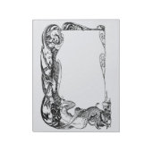 Zeemeermin ingelijst notitieblok (Linkerzijde)