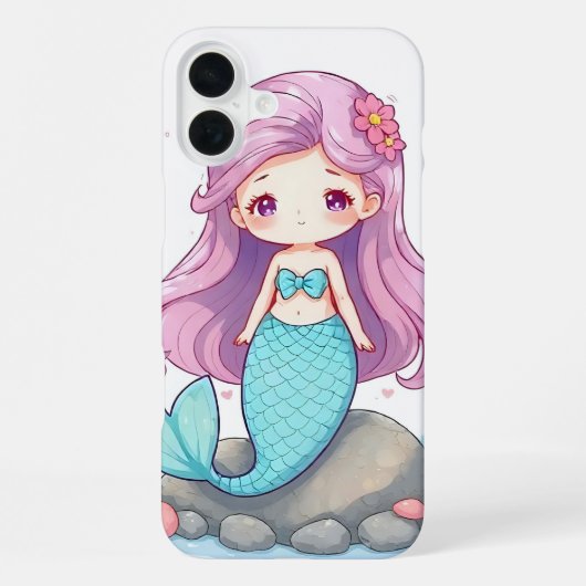 Zeemeermin iPhone Hoesje (Achterkant)