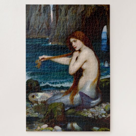 Zeemeermin John William Waterhouse Art Puzzel Legpuzzel (Verticaal)