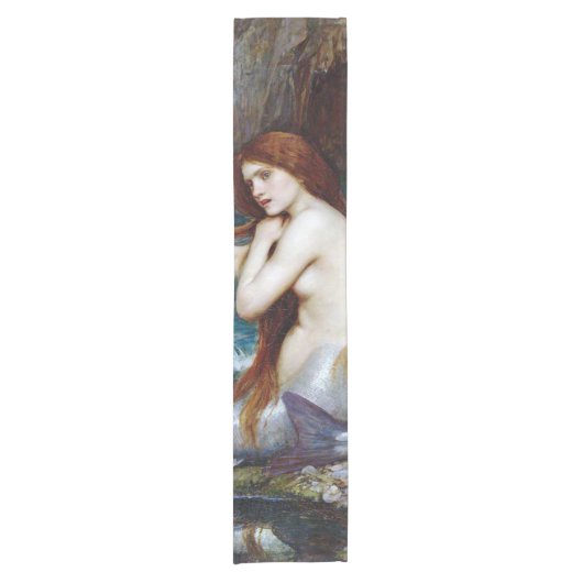 Zeemeermin, John William Waterhouse Korte Tafelloper (Voorkant)