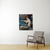 Zeemeermin John William Waterhouse Schilderij Wandkleed (In situ)