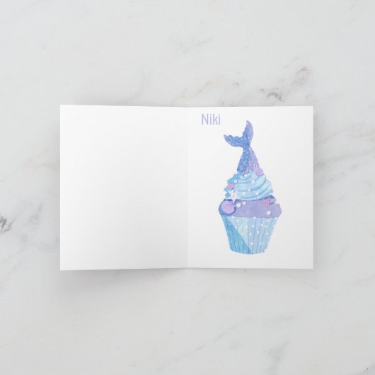 zeemeermin kaart (Binnen)