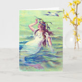 zeemeermin kaart (Gele Bloem)