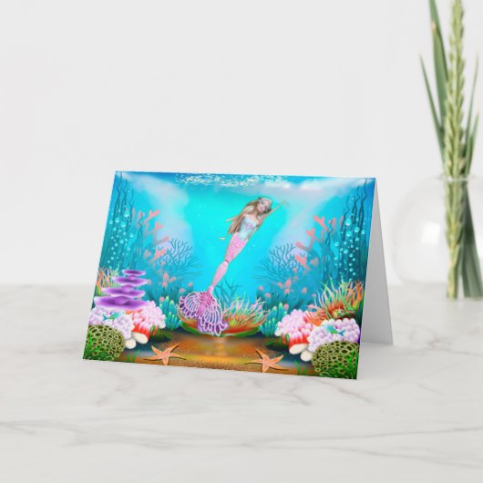 Zeemeermin kaart (Voorkant)