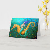 Zeemeermin Kaart (Gele Bloem)