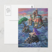 Zeemeermin Kasteel Briefkaart (Voorkant / Achterkant)